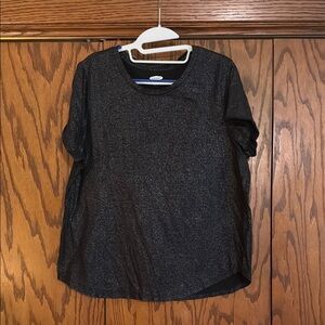 Old Navy Black Shimmer Women's Top